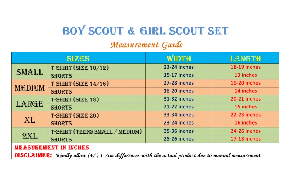School Uniform] 6in1 Girl Scout Junior Set or GSP Shirt Only [GSP