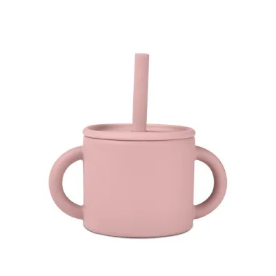 Biomom No-Spill Double-Handled Silicone Sippy Cup 180ml (5 colors)