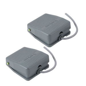 2ชิ้นสวิตช์ที่เหยียบพร้อมสวิตช์เหยียบสาย16ซม. สวิตช์รีเซ็ต10A 220V สวิตช์เท้าสวิตช์เท้าที่เหยียบเท้า TFS-201