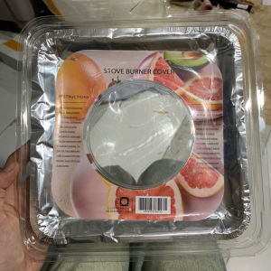 Set 10 miếng giấy bạc lót bếp ga chống vết dầu mỡ vết bẩn bám trên bề mặt FELAA