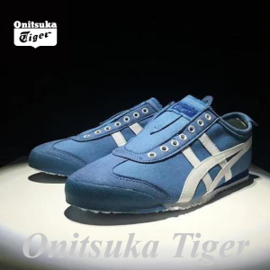 Original Tiger Shoes Classic Grey Blue/white Mens and Womens Canvas Non-slip Lazy Shoes Comfortable Breathable Casual Sports Shoes