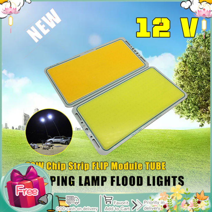 LumiParty LP DC 12V COB LED Panel Light 70W Chip Strip FLIP Module