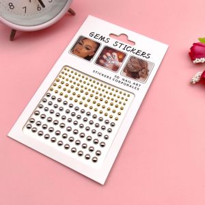 Self-Adhesive Pearl & Rhinestone Face Jewels Sticker 3D Crystal Gem Body Eye Makeup Stickers Nail Art DIY Decoration