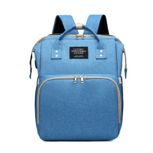 MG1425 Tas Perlengkapan Bayi Multifungsi 2 in 1 Kasur Tidur Tas Ransel Diaper Bag