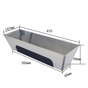 14inch Stainless Steel Drywall Mud Pan Construction Project Plastering Non Slip Mud Pan