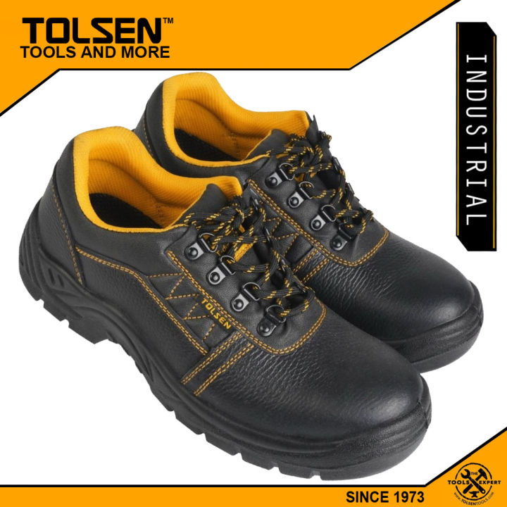 Tolsen Industrial Low Cut Safety Shoes w Steel Toe Cap Midsole