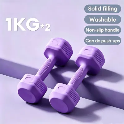 【Local Stock】1kg/2kg/3kg Dumbell Gym Dumbbell Exercise Fitness Exercise Home Weight Training Workout Neoprene Dumbell