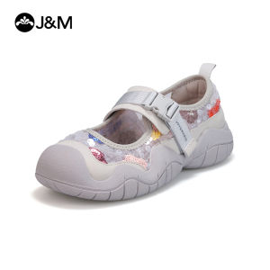 Joy&Mario Womens Sneakers 2025 Summer Sequin sport shoes Walking shoes