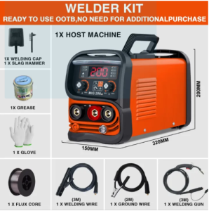 Máy Hàn MIG Không Dùng Khí Jasic Mig 200 PRO MẪU MỚI  2023- Hàn được cả Que Và Vật Liệu Mỏng