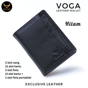 Dompet Kulit Pria Cowok Dompet Pendek Pria Laki laki Terbaru Dompet Tanggung Pria VOGA Wallet Dari Kulit Sapi Premium