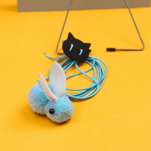 Cat Teaser with Suction Pad Swing Hanging Door Toys Felt Cat Toy SelfPlay Elastic String Entertainment Toy[SG Ready stock]