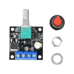 Diymore DC 4.5-24V 2A Bộ điều khiển tốc độ động cơ dòng điện một chiều bộ điều khiển tốc độ quạt bàn chải mô-đun điều khiển với chuyển đổi 1-100% chu kỳ nhiệm vụ có thể điều chỉnh