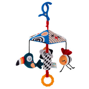 Đồ chơi giường cũi bé mềm mại treo lúc lắc crinkle squeaky lủng lẳng đồ chơi gió chime ghế xe hơi đồ chơi cho xe đẩy với động vật bằng nhung cho trẻ sơ sinh trẻ sơ sinh bé trai và bé gái 3 6 9 đến 12 tháng quà tặng