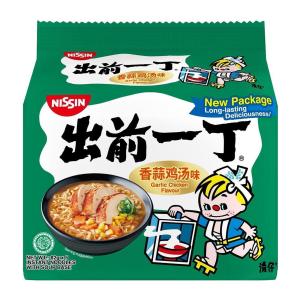 Nissin Chu Qian Yi Ding Garlic Chicken Instant Noodles with Soup Base