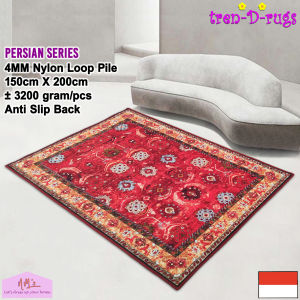 Tren-D-rugs Karpet lantai klasik modern alas lantai ruang tamu tidur anti slip 150 cm x 200 cm - NMs
