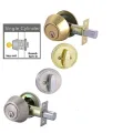S.W Deadbolt Single Door Lock 2 color Gold/Silver #320. 