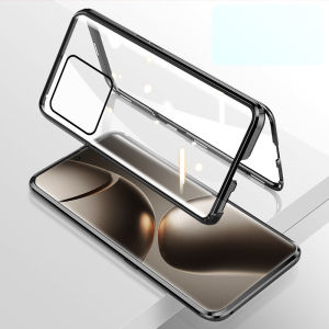 Casing for Xiaomi Redmi Note 14 Pro 4G 5G Note14Pro Note14Pro+ Note14 Note 14 2025 Phone Case 360° Magnetic Flip Double Sided Tempered Glass Cover Fundas