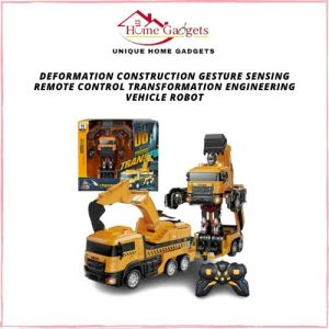 [IQ TOYS] Deformation Construction Gesture Sensing Remote Control Transformation Engineering Vehicle Robot