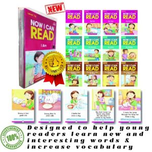 [SINGAPORE SELLER] Now I Can Read (12 books set) : PROGRESSIVE READING SERIES FOR PRE-SCHOOLERS