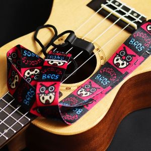 Ethnic style ukulele strap durable adjustable strap instrument guitar ukulele accessories
