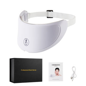 foreverlily LED Neck Facial Fade Neck Wrinkles Brighten Skin Tone 7-Colors Neck Mask Beauty Device