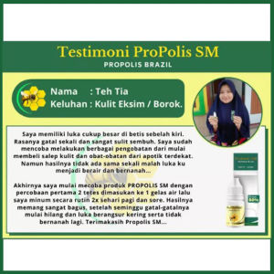 Obat Eczema Dermatitis Atopik Kulit Gatal Ruam Merah Eksim Kering Kronis Atasi Dengan Propolis SM 100% Original