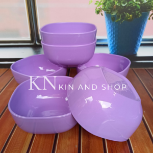 SET LILAK ISI PAKET MELAMIN LILAK 6 PCS 3 PIRING MAKAN CEKUYNG 3 MANGKUK RAMEN 6 INCH