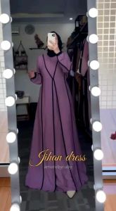 GAMIS WOLLYCREP MOTIF TERBARU PREMIUM PRODUK EDISI JIHAN AMOREBYRUBY