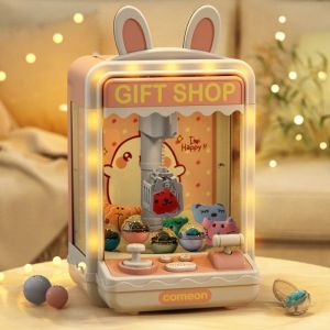 [SG Seller] Childrens play house girls small home game console automatic egg twisting machine coin doll