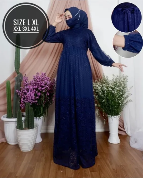 Gamis%20Brukat%20Jumbo%20/dress%20jumbo%20brukat%20full%20mix%20tile%20warna%20moka%20hitam%20navy%20biru%20ld%20100%20110%20120%20130%20140%20ukuran%20L%20XL%20XXL%203XL%204XL%20/%20gamis%20jumbo%20model%20terbaru%20/%20gamis%20pesta%20jumbo%20-%20Image%202