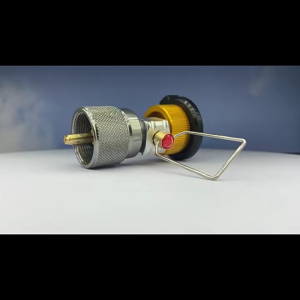 Universals Stove Gas Canister Adapters With Safeness Lock and Regulable Flame With Automatic Pressure Relief System