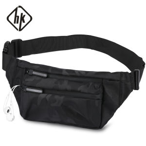 HcanKcan Waterproof Mens Waist Bag Casual Chest Pack Fashion Crossbody Bags For Men Multifunctional Shoulder Bag Man Belt Pouch2026