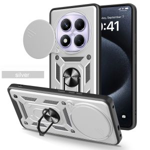 Armor Funda For Xiaomi Poco X7 5G Slide Camera Protect Case For Pocox7 Pocco Poko Little X7 X 7 7X 5G Car Magnetic Holder Cover