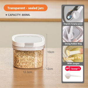 800/1300/1800ML Anti-UV Milk Powder Airtight Container BPA Free Milk Storage Box With Scoop&Scrape