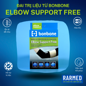 Đai nẹp khuỷu tay tiêu chuẩn Bonbone Standard Elbow Supporter - 1 Size