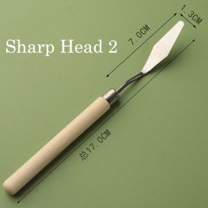 5pcs/set Stainless Steel Scraper Spatula Palette Knife Painting Kit Mixing Set Arts Painting Supplies