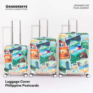 Wanderskye Luggage Cover I Philippine Postcards