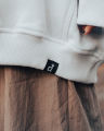 DGRAVE SAINTS 'OG LOGO WHITE' HOODIE. 