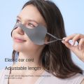 SUNNY BAR Sunscreen Face Scarf Ice Silk Sunscreen  Thin Nylon Summer Face Cover Elastic UV Protection Face Gini  Women/Girls. 
