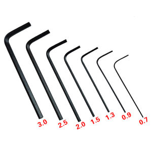 [ezrae Libun] 7Pcs lot 0.7mm-3mm Mini Hexagon Hex Allen Key Set Wrench Screwdriver Tool Kit