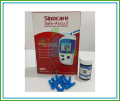 Sinocare Blood Glucose Meter Set with 25 Test Strips + 10 Lancets –Diabetes Sugar Monitoring Kit. 