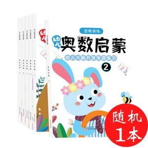 【奥数启蒙】幼儿大脑开发专项练习(全套6册)逻辑思维训练 幼小衔接数学绘本练习册 Chinese Toddler Children Mathematics Olympiad Exercise Work Book Buku WeBuild