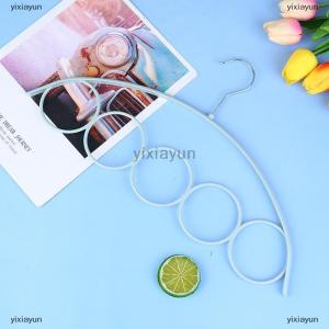 [COD] yixiayun 1 Piece Scarf Hanger For Scarves Plastic Circles Neck Tie Scarf Hanger Organizer