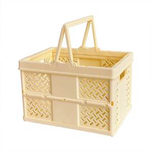 Keranjang Lipat Portable Storage Box Mini Serbaguna Rak Kotak Penyimpanan Sabun Kosmetik Kranjang Tentengan Kecil Tempat Simpan Alat Tulis Bumbu Dapur Hemat Tempat Mudah Di Bawa - DISTRIBUTHOR