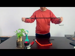 Dài mở rộng Công cụ dây an toàn an toàn mùa thu bảo vệ khóa vít đôi khóa file đính kèm dây an toàn