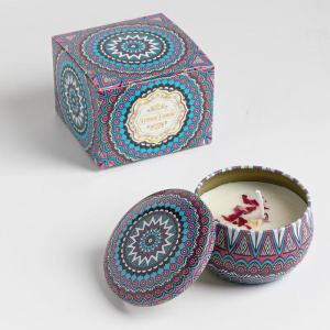 JOYNCLEON เทียนหอมลายดอกไม้หรูหราสำหรับปรับอากาศในบ้านและผ่อนคลาย