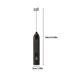 Keranixy Wireless Electric Handheld Coffee Mixer Milk Frother Egg Beater Mixer for Cream Home Kitchen Matcha Beater