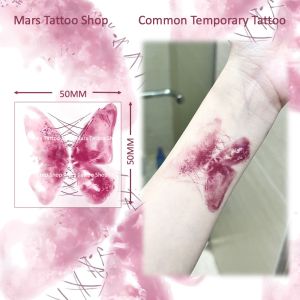 【Mars Tattoo】Common Tattoo Colored Tattoo Long LastingTemporary Tattoo Sticker Fake Tattoo Tiny Tattoo，Heart，Footprints，Butterfly Bow CMNF000