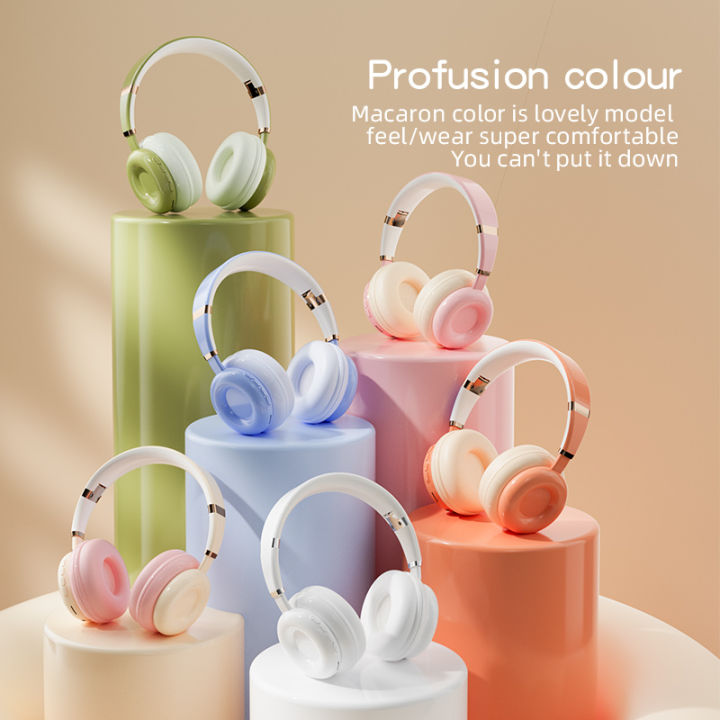 New%20Overhead%20headphone%20girl%20kids%20Bluetooth%20Wireless%20With%20Microphone%20Earphones%20long%20battery%20bluetooth%205.2%20Support%20TF%20Card%20Extra%20Bass%20Gaming%20Noise%20Canceg%20Folding%20Headset%20for%20IOS/Android/PC%20-%20Image%207