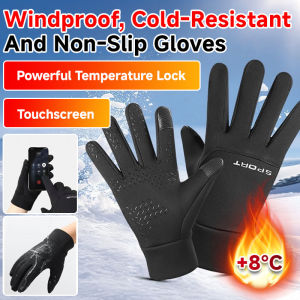 💥Touchscreen💥Windproof Sports Gloves/Motorcycle Gloves冬季防风保暖手套Wear-resistant Gloves Windproof And Waterproof Winter Warm Gloves Touchscreen Compatible Gloves